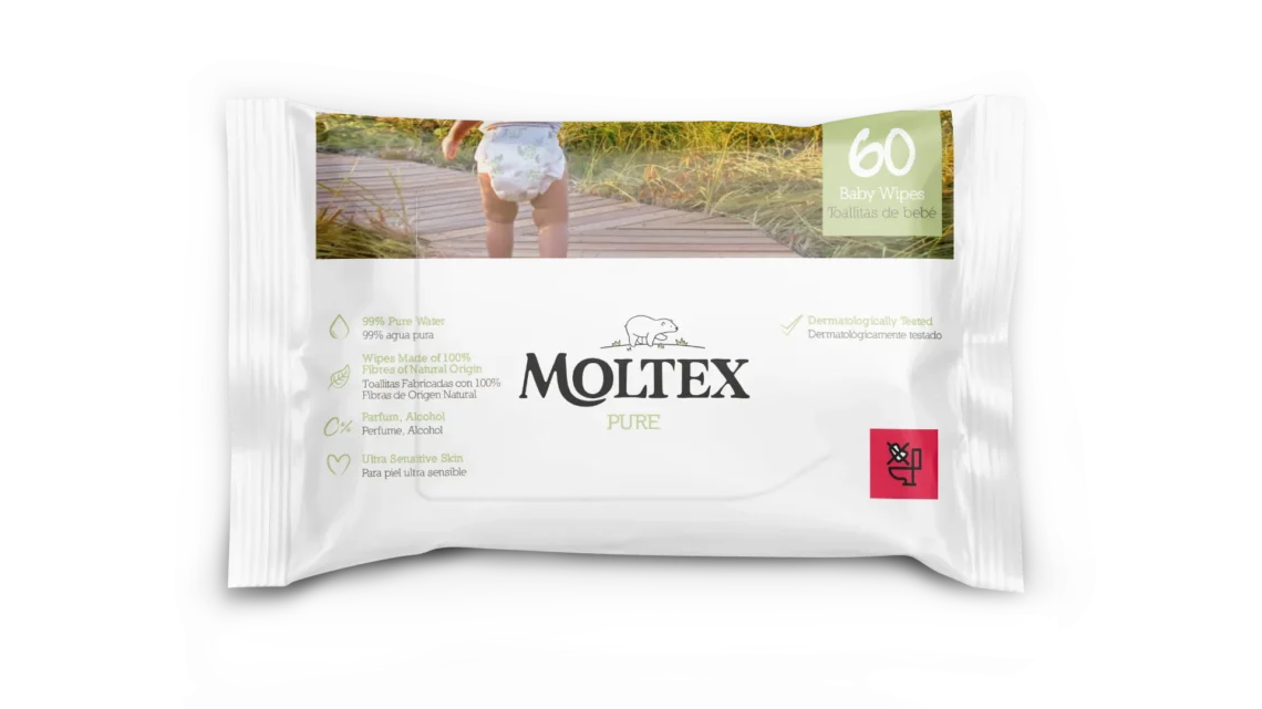 Toallitas húmedas Moltex Pure
