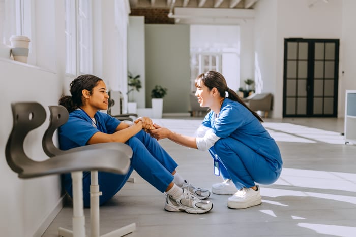 profesionales sanitarios su situación de saturación