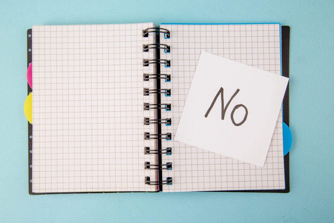 top view open copybook with no note on blue backgr 2026 03 18 09 57 46 utc